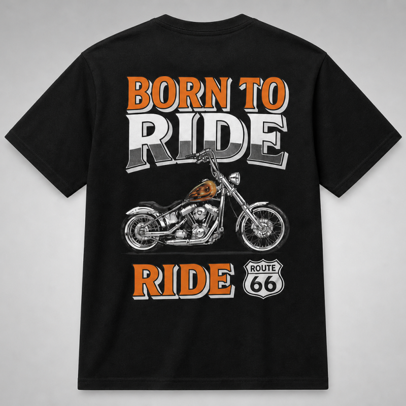 Born To Ride Chopper T-Shirt