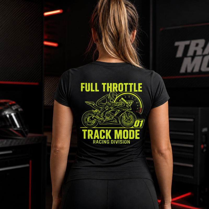 Full Throttle Track Mode Racing T-Shirt