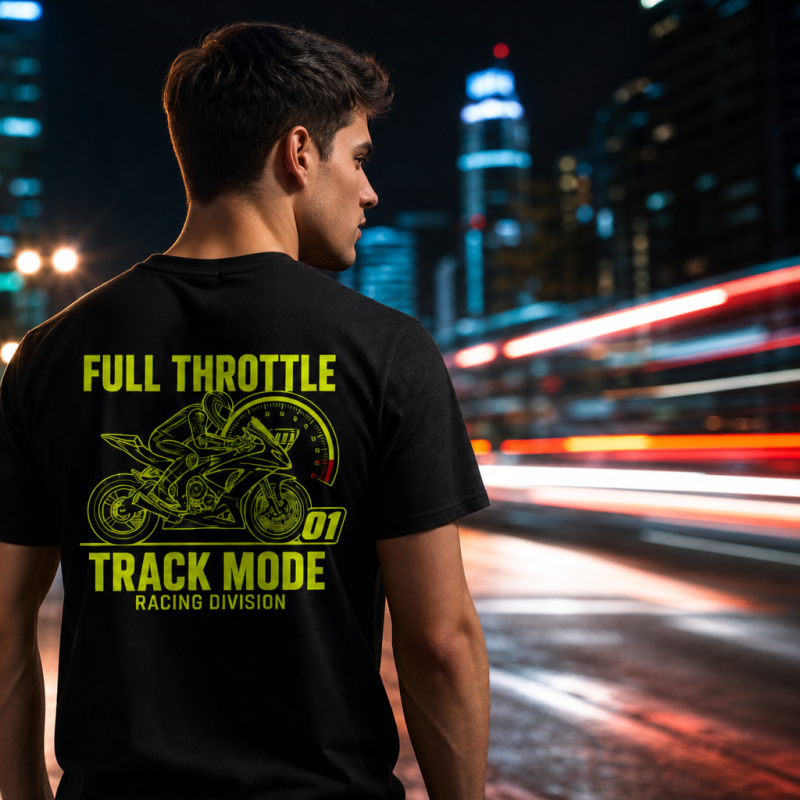 Full Throttle Track Mode Racing T-Shirt