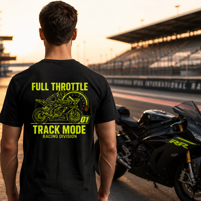 Full Throttle Track Mode Racing T-Shirt