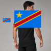 DR Congo Flag T-Shirt (Chest + Back)