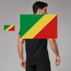 Republic of the Congo Flag T-Shirt (Chest + Back)