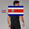 Costa Rica Flag T-Shirt (Chest + Back)
