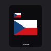 Czechia Flag T-Shirt (Chest + Back)
