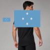 Micronesia Flag T-Shirt (Chest + Back)