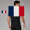 France Flag T-Shirt (Chest + Back)