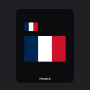France Flag T-Shirt (Chest + Back)