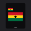 Ghana Flag T-Shirt (Chest + Back)