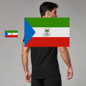 Equatorial Guinea Flag T-Shirt (Chest + Back)