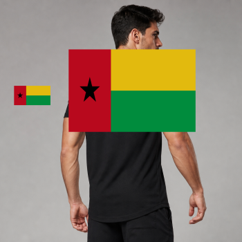 Guinea-Bissau Flag T-Shirt (Chest + Back)