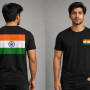 India Flag T-Shirt (Chest + Back)