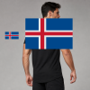 Iceland Flag T-Shirt (Chest + Back)