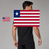 Liberia Flag T-Shirt (Chest + Back)