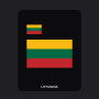 Lithuania Flag T-Shirt (Chest + Back)