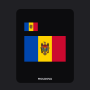 Moldova Flag T-Shirt (Chest + Back)