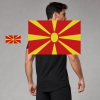 North Macedonia Flag T-Shirt (Chest + Back)