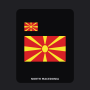 North Macedonia Flag T-Shirt (Chest + Back)