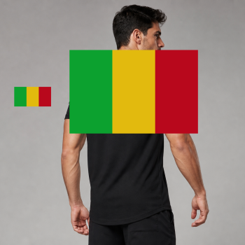 Mali Flag T-Shirt (Chest + Back)