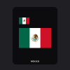 Mexico Flag T-Shirt (Chest + Back)