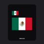 Mexico Flag T-Shirt (Chest + Back)