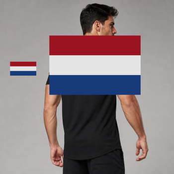 Netherlands Flag T-Shirt (Chest + Back)