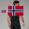 Norway Flag T-Shirt (Chest + Back)