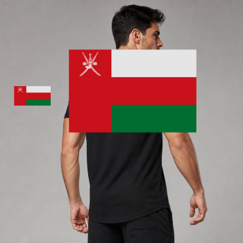 Oman Flag T-Shirt (Chest + Back)