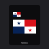 Panama Flag T-Shirt (Chest + Back)