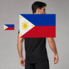 Philippines Flag T-Shirt (Chest + Back)