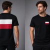 Poland Flag T-Shirt (Chest + Back)