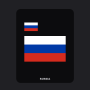 Russia Flag T-Shirt (Chest + Back)