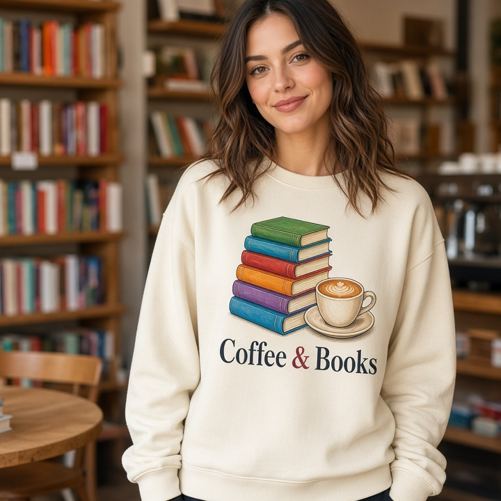 Coffee & Books Sweatshirt