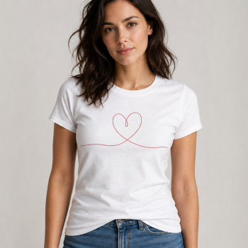 Line Heart Women's T-Shirt